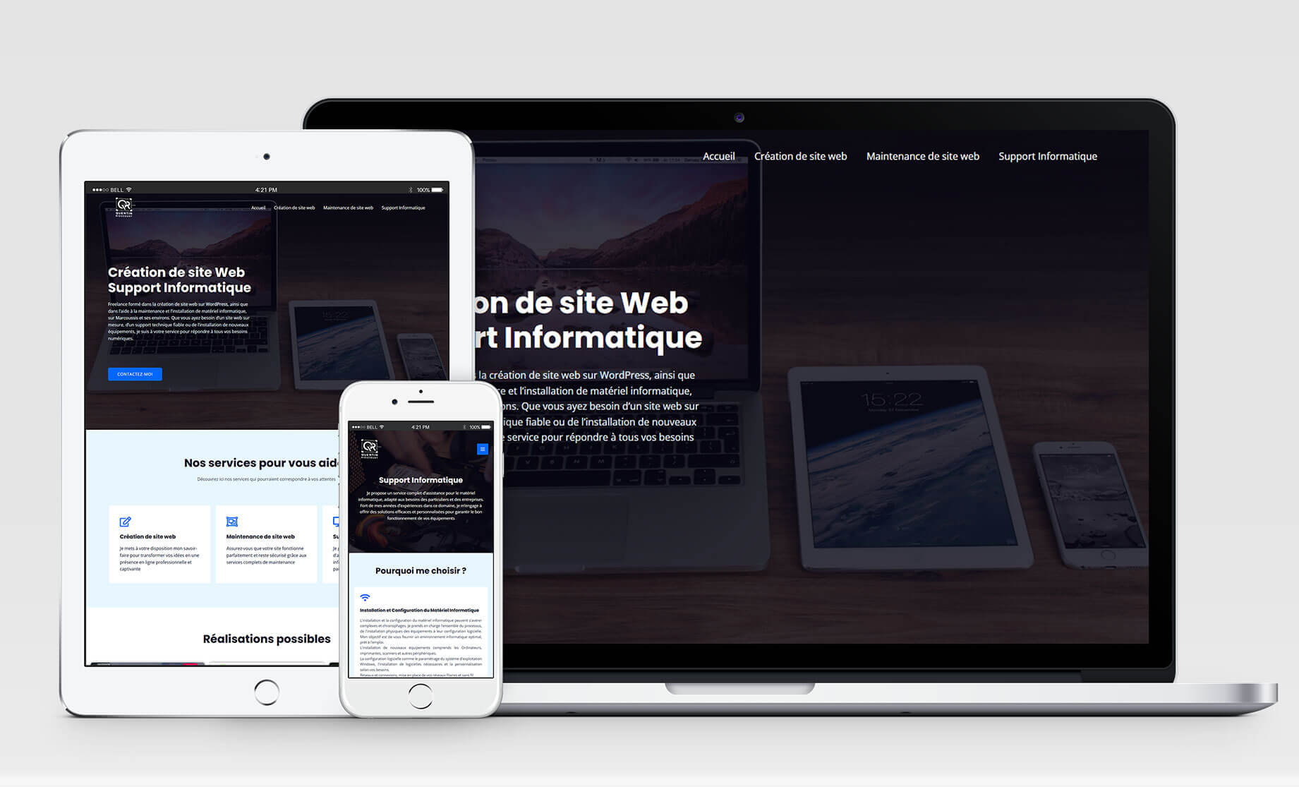 Site support informatique