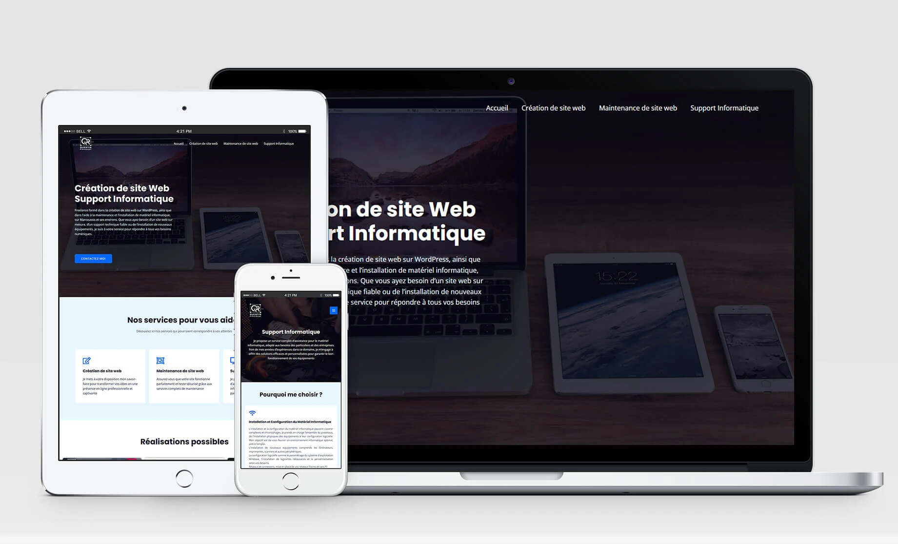 Site support informatique